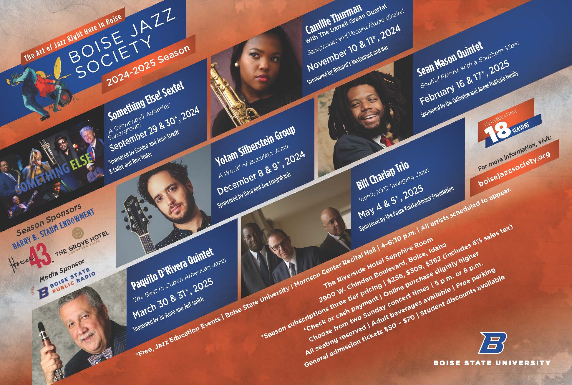 BJS 2024 25 Boise Jazz Society Shakespeare Ad 4
